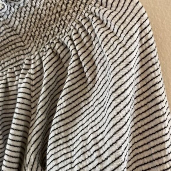 Free People We the Free Striped Off Shoulder Top Medium - Picture 3 of 8